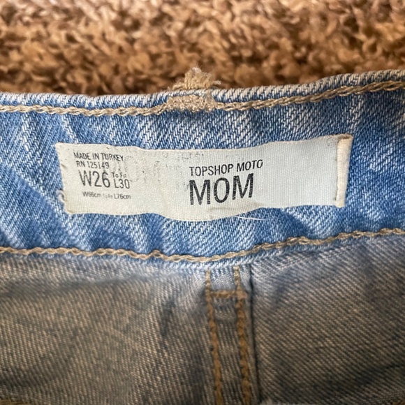 Top Shop Mom Fit Jeans - Picture 3 of 3
